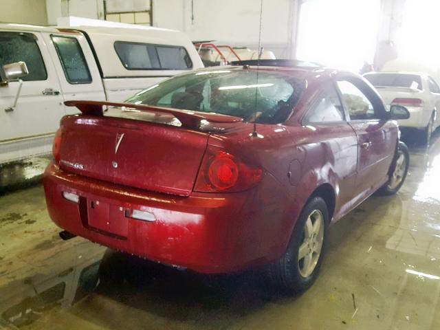 1G2AL15F977366124 - 2007 PONTIAC G5 MAROON photo 4