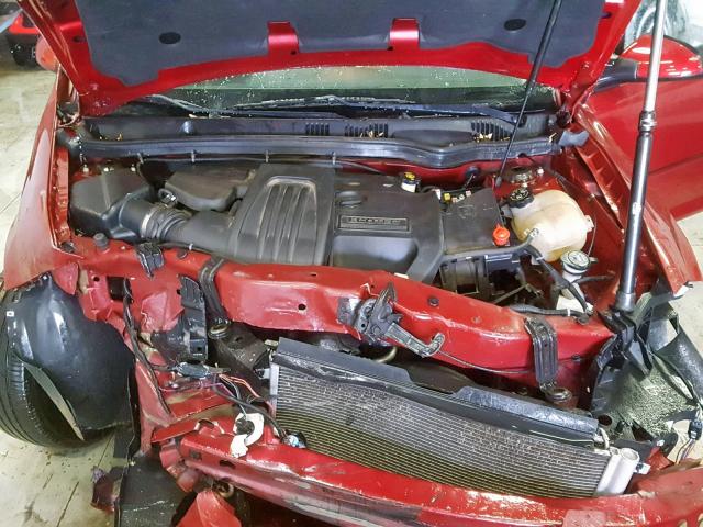 1G2AL15F977366124 - 2007 PONTIAC G5 MAROON photo 7