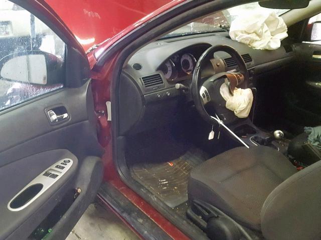 1G2AL15F977366124 - 2007 PONTIAC G5 MAROON photo 9