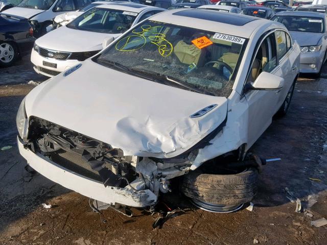 1G4GC5ED5BF141298 - 2011 BUICK LACROSSE C WHITE photo 2