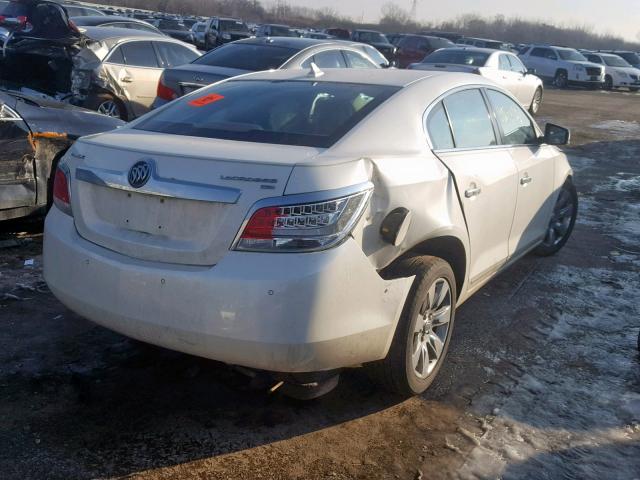 1G4GC5ED5BF141298 - 2011 BUICK LACROSSE C WHITE photo 4