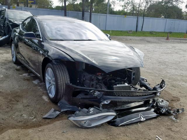 5YJSA1H19EFP43354 - 2014 TESLA MODEL S Սև լուսանկար 1