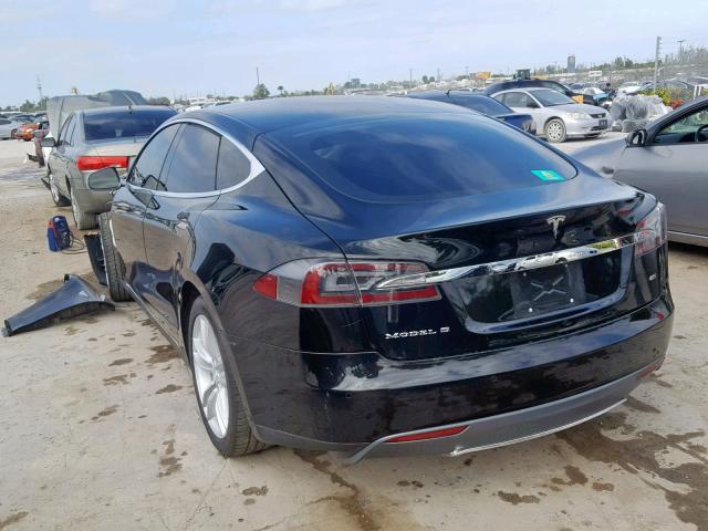 5YJSA1H19EFP43354 - 2014 TESLA MODEL S Սև լուսանկար 3