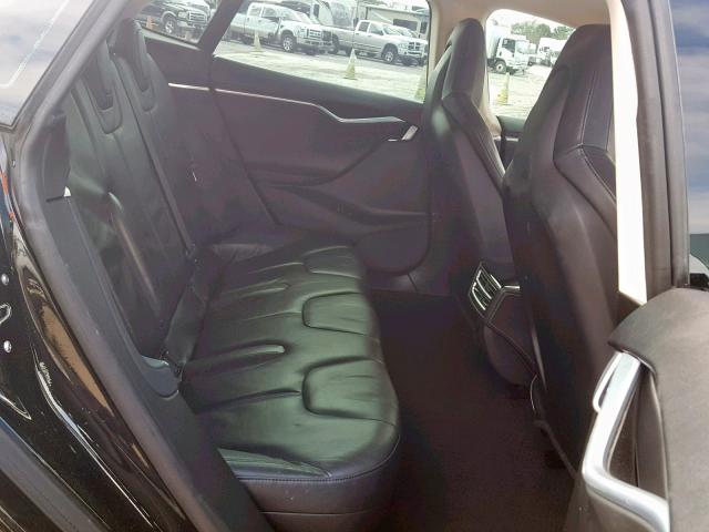 5YJSA1H19EFP43354 - 2014 TESLA MODEL S Սև լուսանկար 6