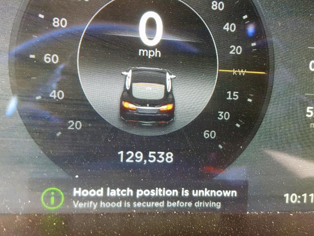 5YJSA1H19EFP43354 - 2014 TESLA MODEL S Սև լուսանկար 8