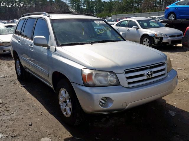 JTEEP21A140050301 - 2004 TOYOTA HIGHLANDER SILVER photo 1