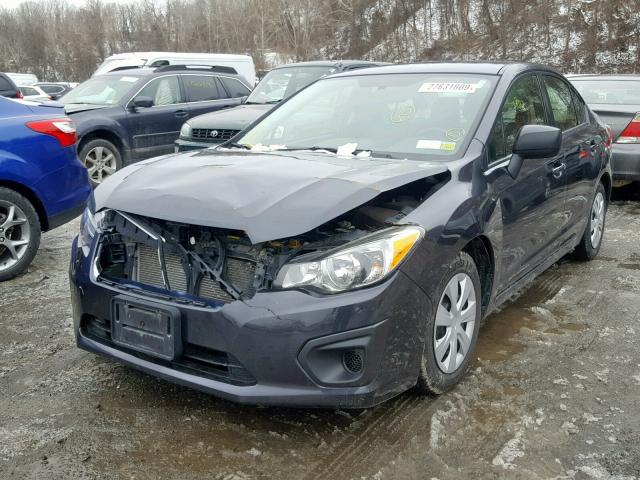 JF1GJAA69EH021335 - 2014 SUBARU IMPREZA BA GRAY photo 2