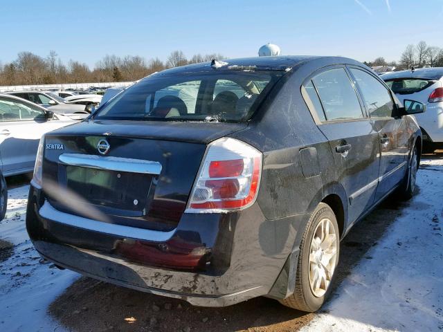 3N1AB6AP7AL645829 - 2010 NISSAN SENTRA 2.0 BLACK photo 4