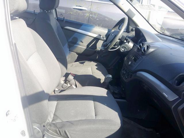 KL1TD56697B157106 - 2007 CHEVROLET AVEO BASE Ақ фото 5