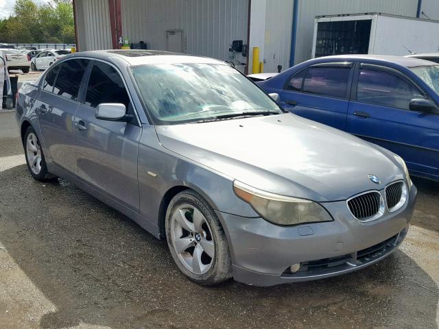 WBANE53597CW64248 - 2007 BMW 525 I SILVER photo 1