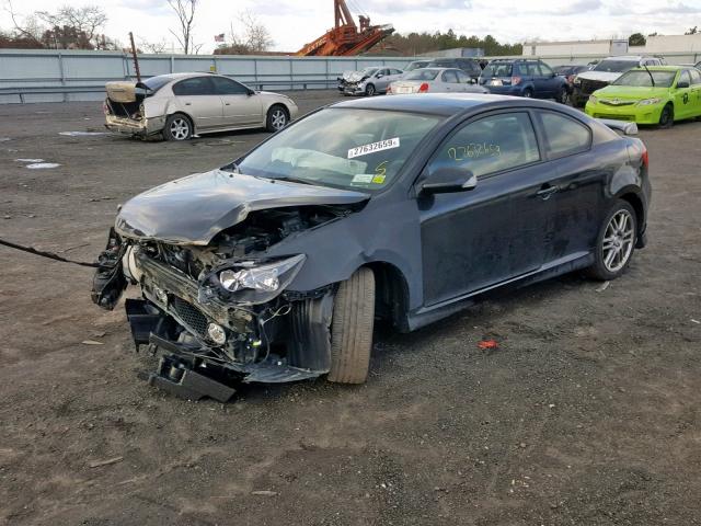 JTKDE177260089650 - 2006 TOYOTA SCION TC შავი ფოტო 2