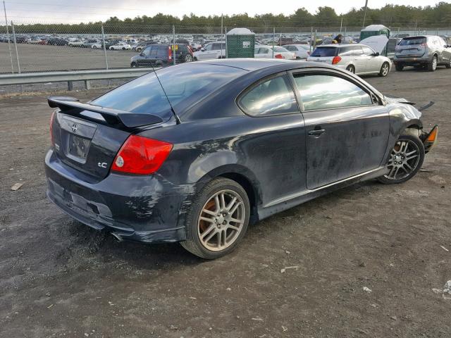 JTKDE177260089650 - 2006 TOYOTA SCION TC შავი ფოტო 4