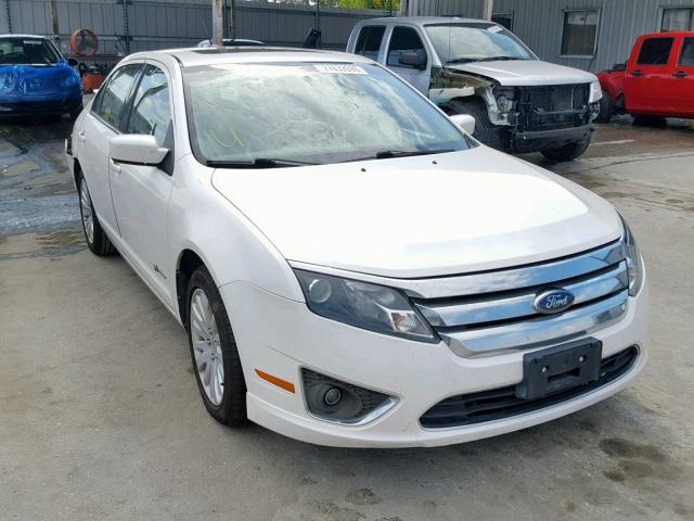 3FADP0L39AR270192 - 2010 FORD FUSION HYB WHITE photo 1