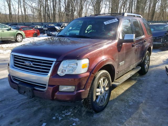 1FMEU75836UB14962 - 2006 FORD EXPLORER L BURGUNDY photo 2