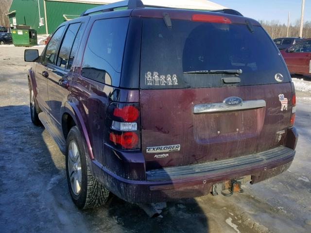 1FMEU75836UB14962 - 2006 FORD EXPLORER L BURGUNDY photo 3