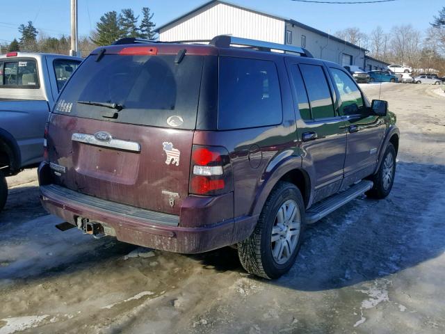 1FMEU75836UB14962 - 2006 FORD EXPLORER L BURGUNDY photo 4