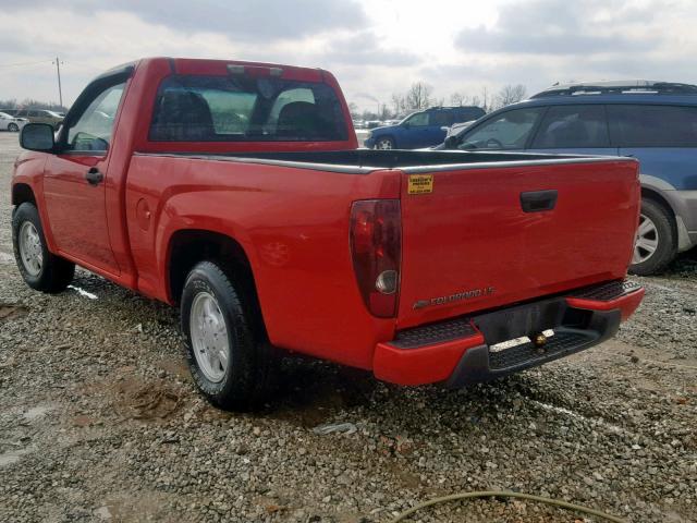 1GCCS149X88111853 - 2008 CHEVROLET COLORADO RED photo 3