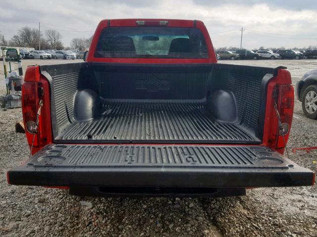 1GCCS149X88111853 - 2008 CHEVROLET COLORADO RED photo 6