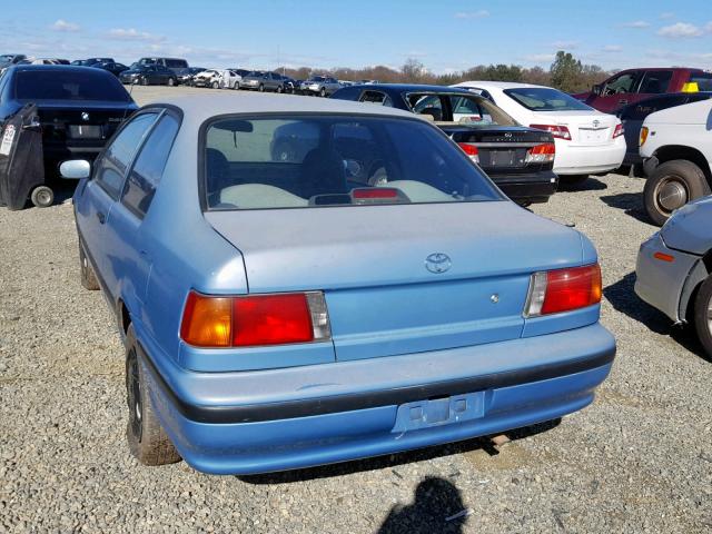 JT2EL43B3N0152677 - 1992 TOYOTA TERCEL DEL BLUE photo 3