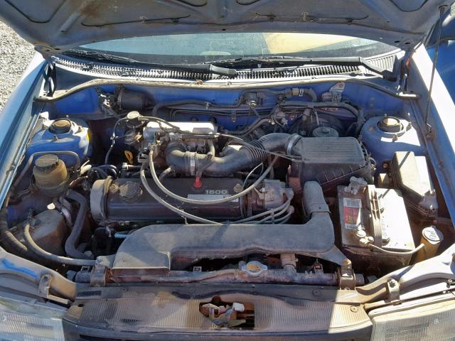 JT2EL43B3N0152677 - 1992 TOYOTA TERCEL DEL BLUE photo 7