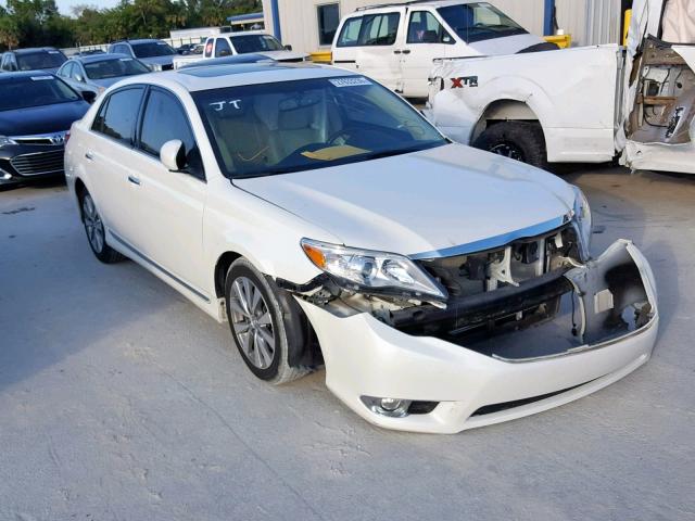 4T1BK3DB1BU421863 - 2011 TOYOTA AVALON BAS WHITE photo 1