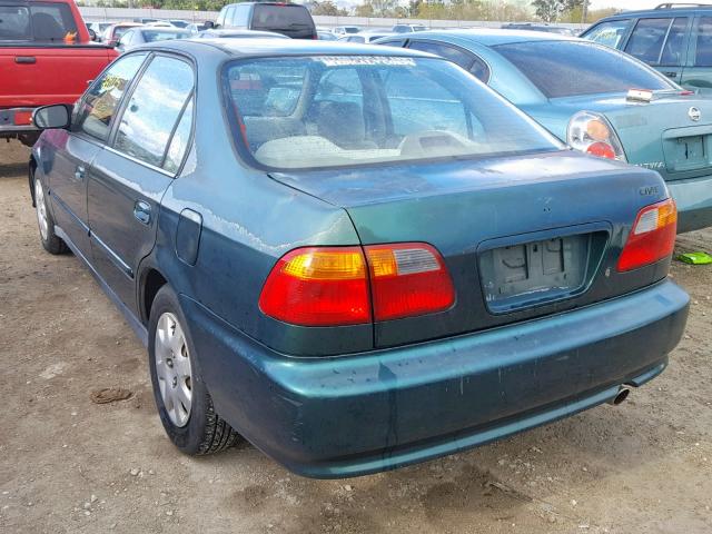 2HGEJ6612XH516082 - 1999 HONDA CIVIC BASE GREEN photo 3