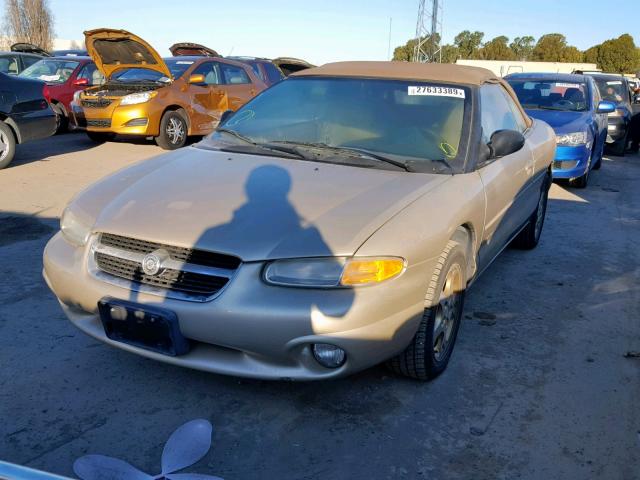 3C3EL55H8WT338870 - 1998 CHRYSLER SEBRING JX GOLD photo 2