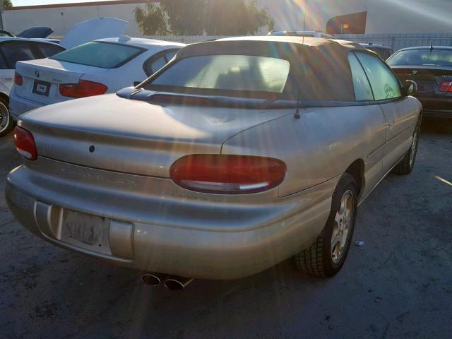 3C3EL55H8WT338870 - 1998 CHRYSLER SEBRING JX GOLD photo 4