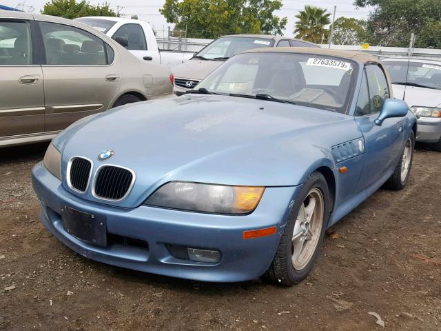 4USCH7328WLD15080 - 1998 BMW Z3 1.9 BLUE photo 2