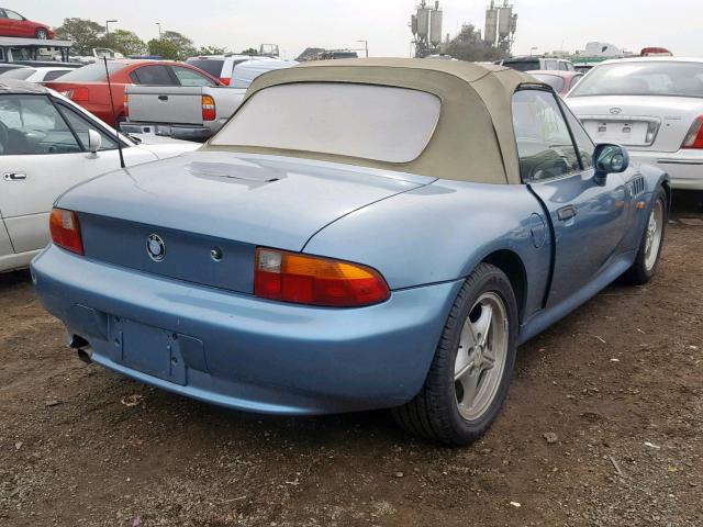 4USCH7328WLD15080 - 1998 BMW Z3 1.9 BLUE photo 4