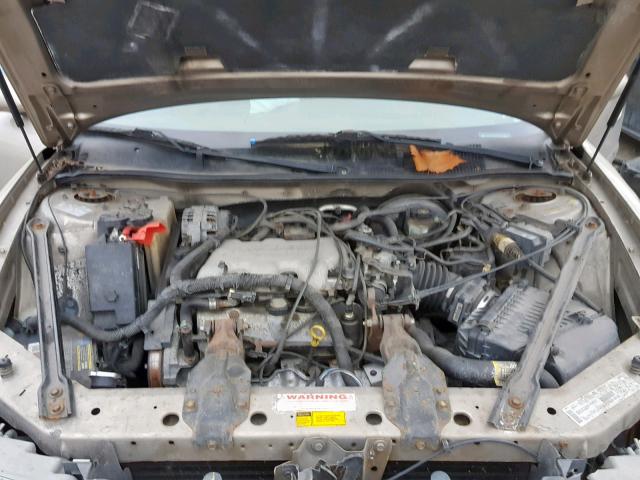 2G4WS52J211204503 - 2001 BUICK CENTURY CU BROWN photo 7