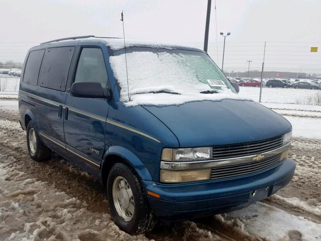 1GNDM19W1SB234911 - 1995 CHEVROLET ASTRO TURQUOISE photo 1