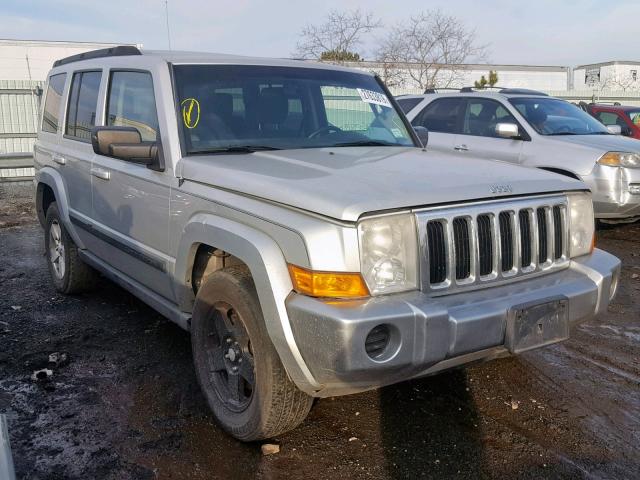 1J8HG48K97C558801 - 2007 JEEP COMMANDER GRAY photo 1