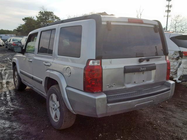 1J8HG48K97C558801 - 2007 JEEP COMMANDER GRAY photo 3