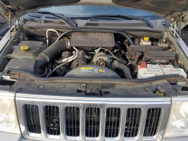 1J8HG48K97C558801 - 2007 JEEP COMMANDER GRAY photo 7
