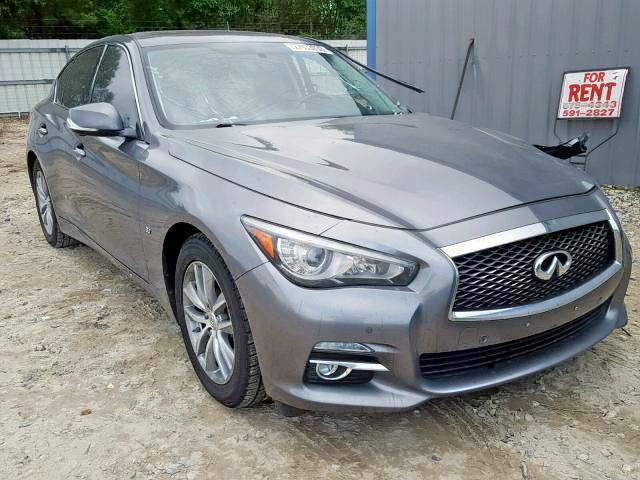 JN1BV7AR3EM680799 - 2014 INFINITI Q50 BASE GRAY photo 1