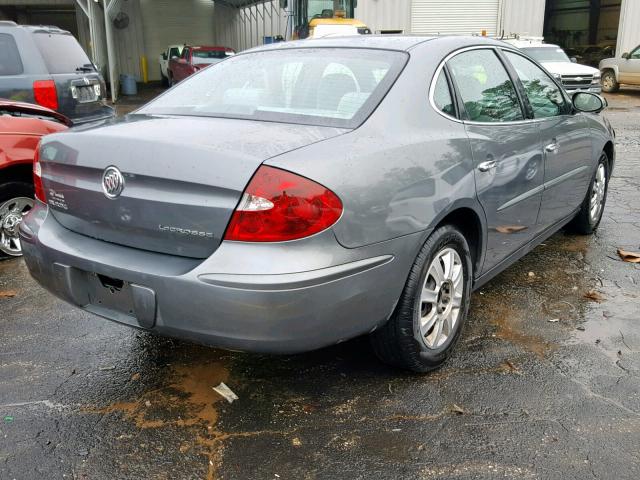 2G4WC562251279546 - 2005 BUICK LACROSSE C GRAY photo 4