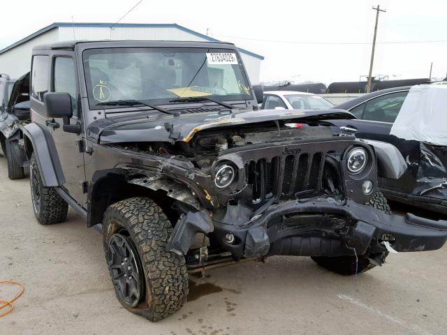 1C4AJWBG1GL272452 - 2016 JEEP WRANGLER S GRAY photo 1