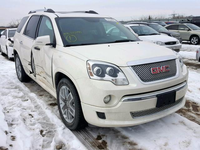 1GKKRTED7CJ335495 - 2012 GMC ACADIA DEN WHITE photo 1