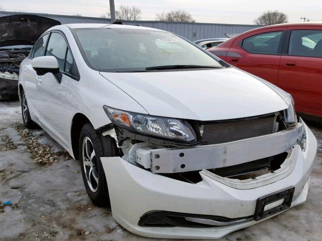 19XFB2F73FE066157 - 2015 HONDA CIVIC SE WHITE photo 1