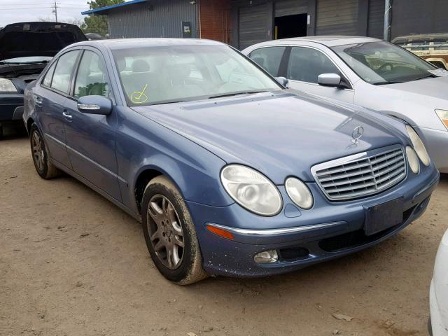 WDBUF65J34A443908 - 2004 MERCEDES-BENZ E 320 BLUE photo 1