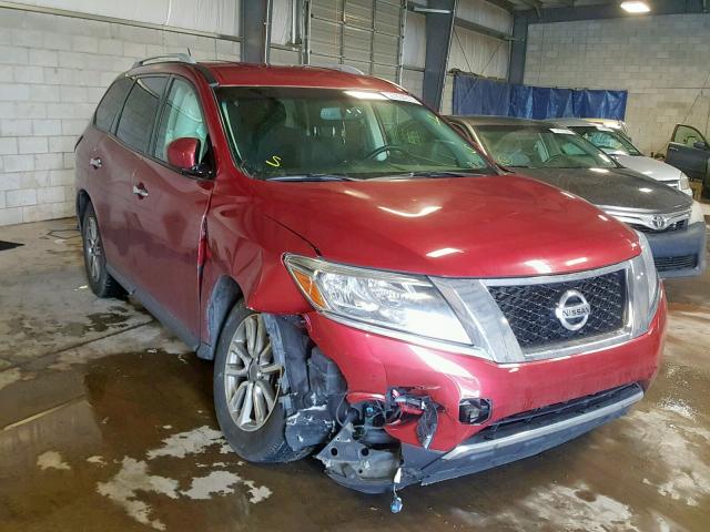 5N1AR2MN8FC600120 - 2015 NISSAN PATHFINDER MAROON photo 1