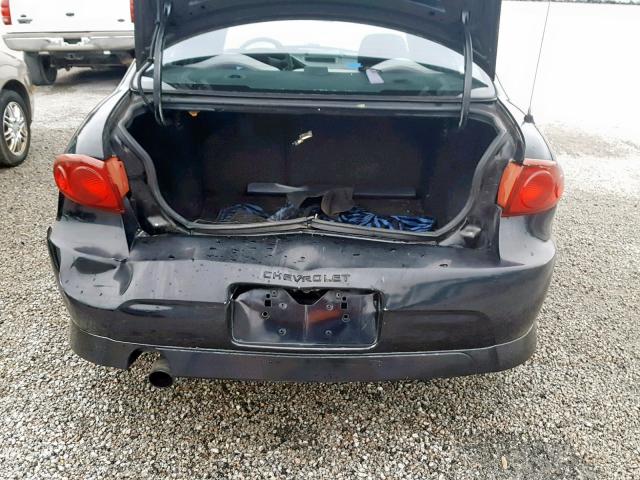 1G1JH52F547295310 - 2004 CHEVROLET CAVALIER L BLACK photo 9