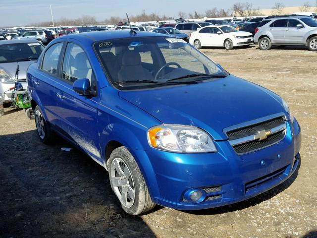 KL1TG56EX9B625698 - 2009 CHEVROLET AVEO LT BLUE photo 1