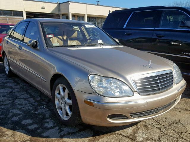 WDBNG84J54A421830 - 2004 MERCEDES-BENZ S 500 4MAT GOLD photo 1