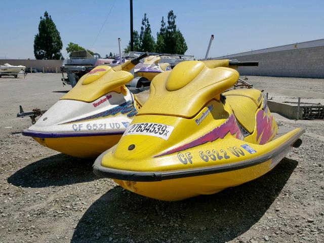 ZZN91582C696 - 1996 BOMBARDIER JETSKIS YELLOW photo 2