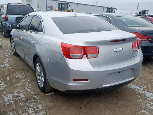 1G11D5RR0DF107682 - 2013 CHEVROLET MALIBU 1LT ვერცხლისფერი ფოტო 3