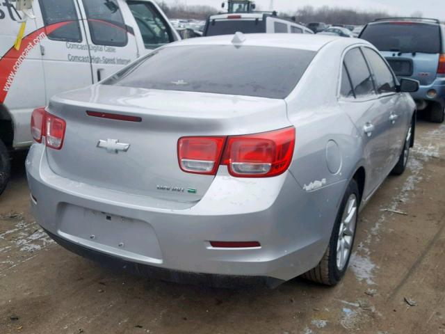1G11D5RR0DF107682 - 2013 CHEVROLET MALIBU 1LT ვერცხლისფერი ფოტო 4