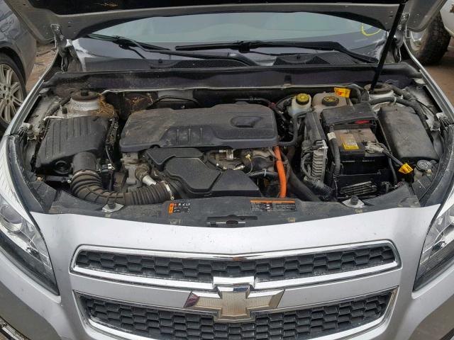 1G11D5RR0DF107682 - 2013 CHEVROLET MALIBU 1LT ვერცხლისფერი ფოტო 7