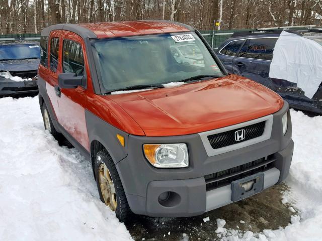 5J6YH28574L000325 - 2004 HONDA ELEMENT EX ORANGE photo 1